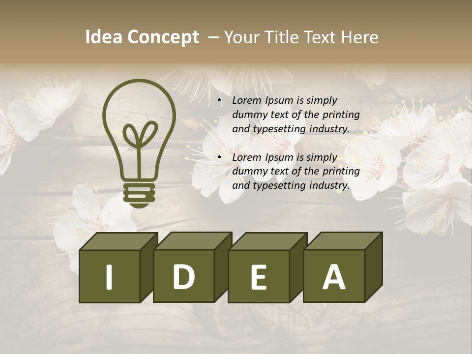 Summer Spring Focus PowerPoint Template