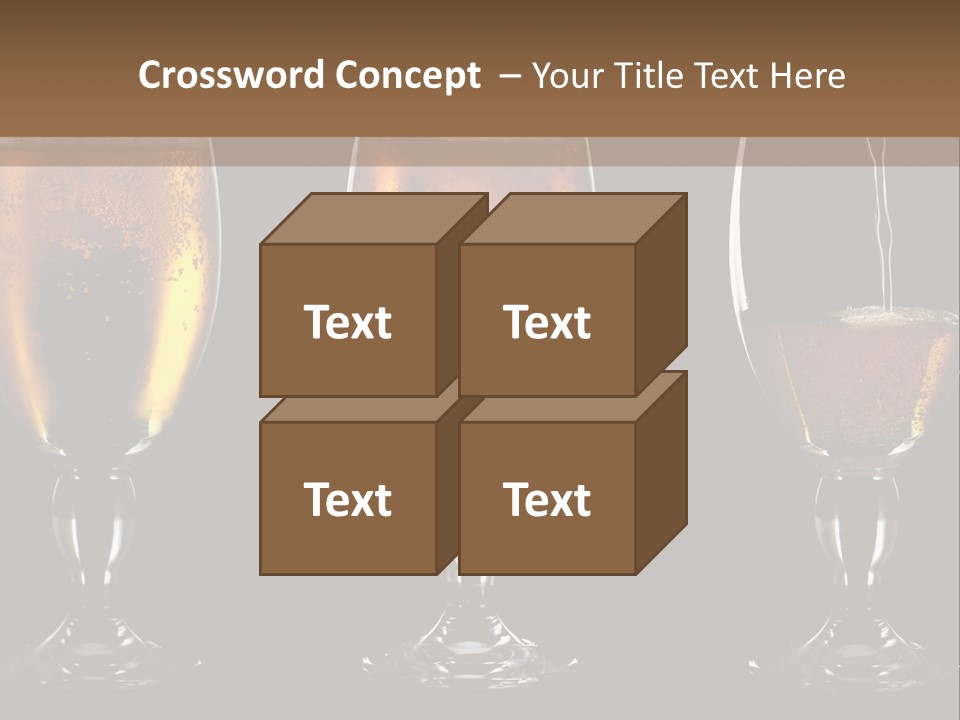 Drink Bar Foam PowerPoint Template