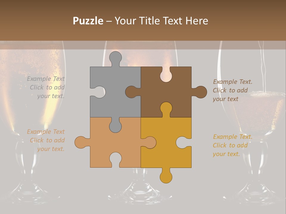 Drink Bar Foam PowerPoint Template