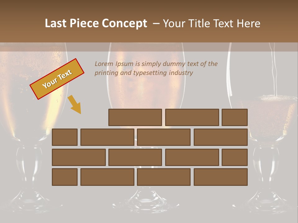 Drink Bar Foam PowerPoint Template
