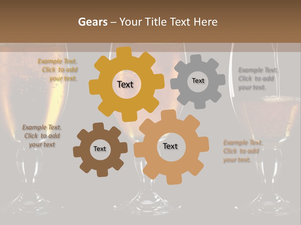 Drink Bar Foam PowerPoint Template