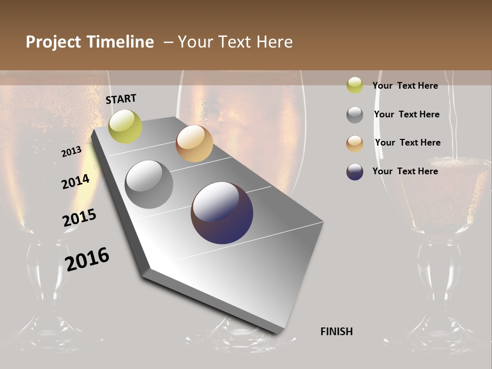 Drink Bar Foam PowerPoint Template