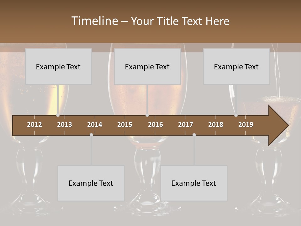 Drink Bar Foam PowerPoint Template