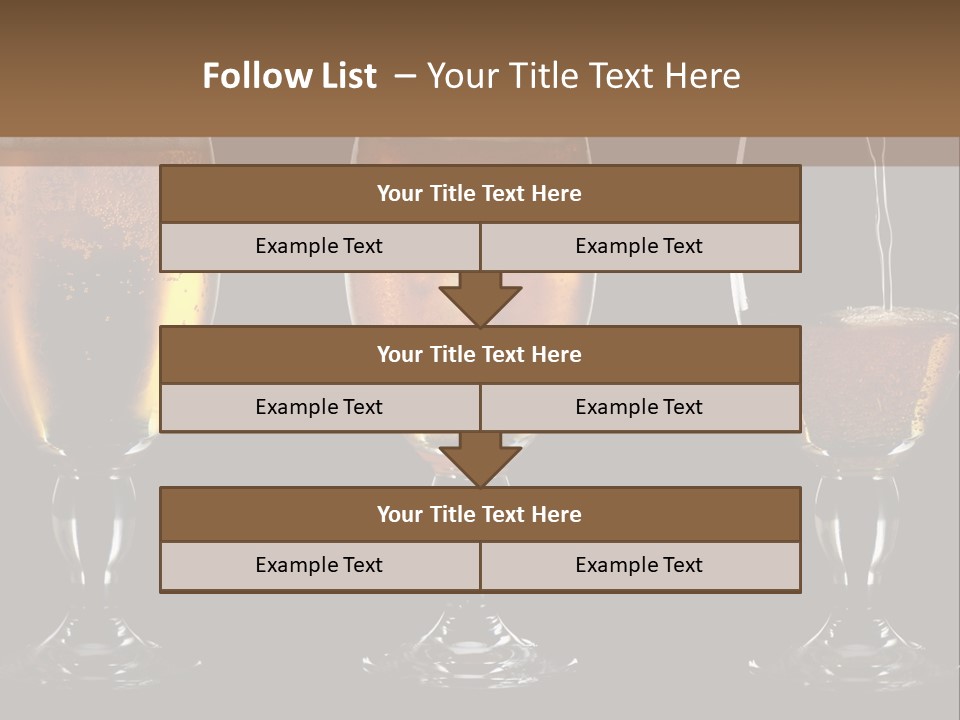 Drink Bar Foam PowerPoint Template