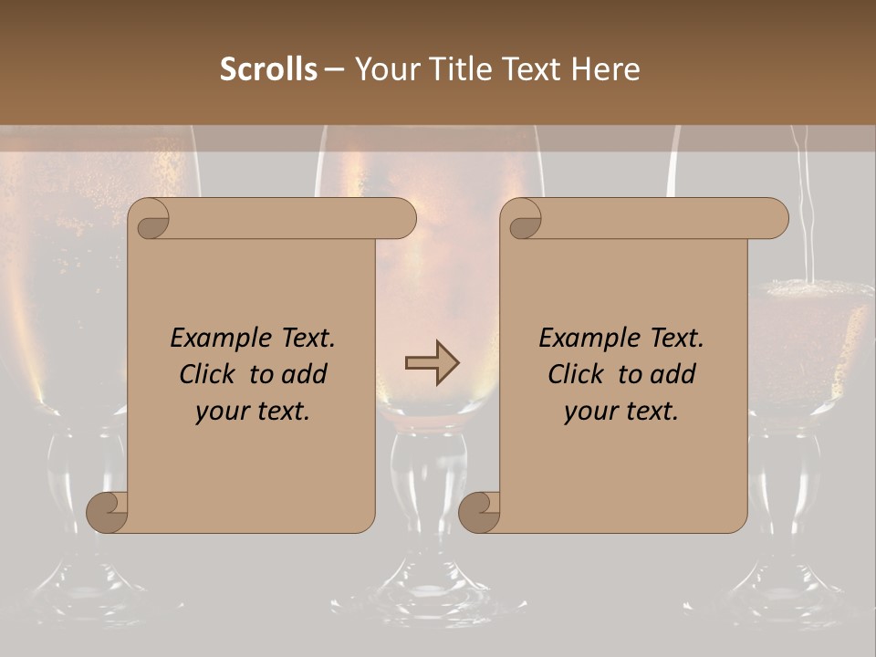 Drink Bar Foam PowerPoint Template