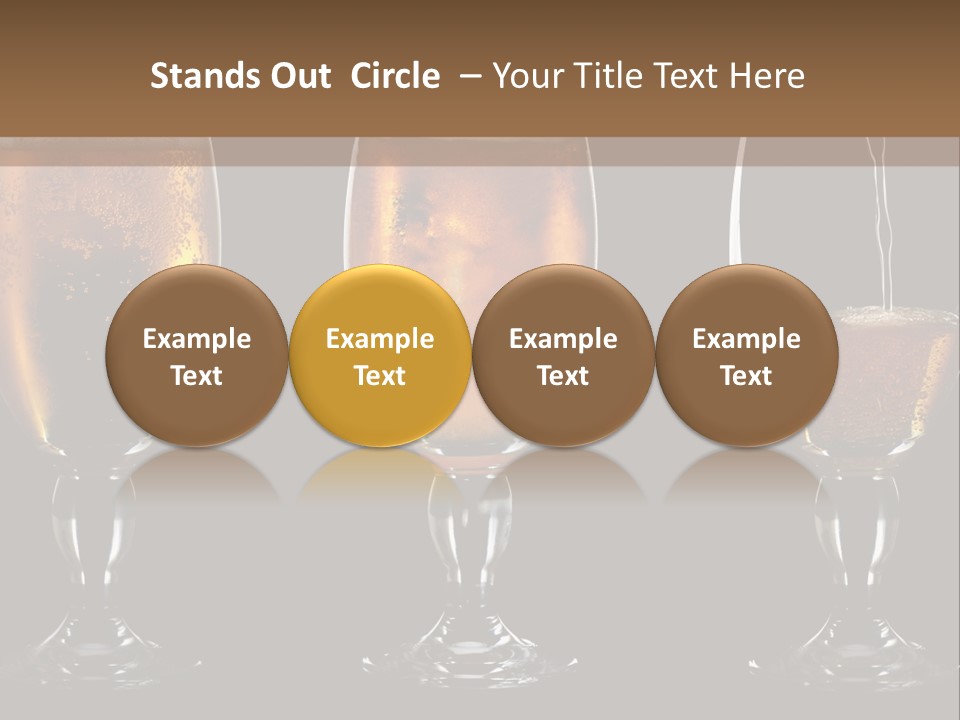 Drink Bar Foam PowerPoint Template