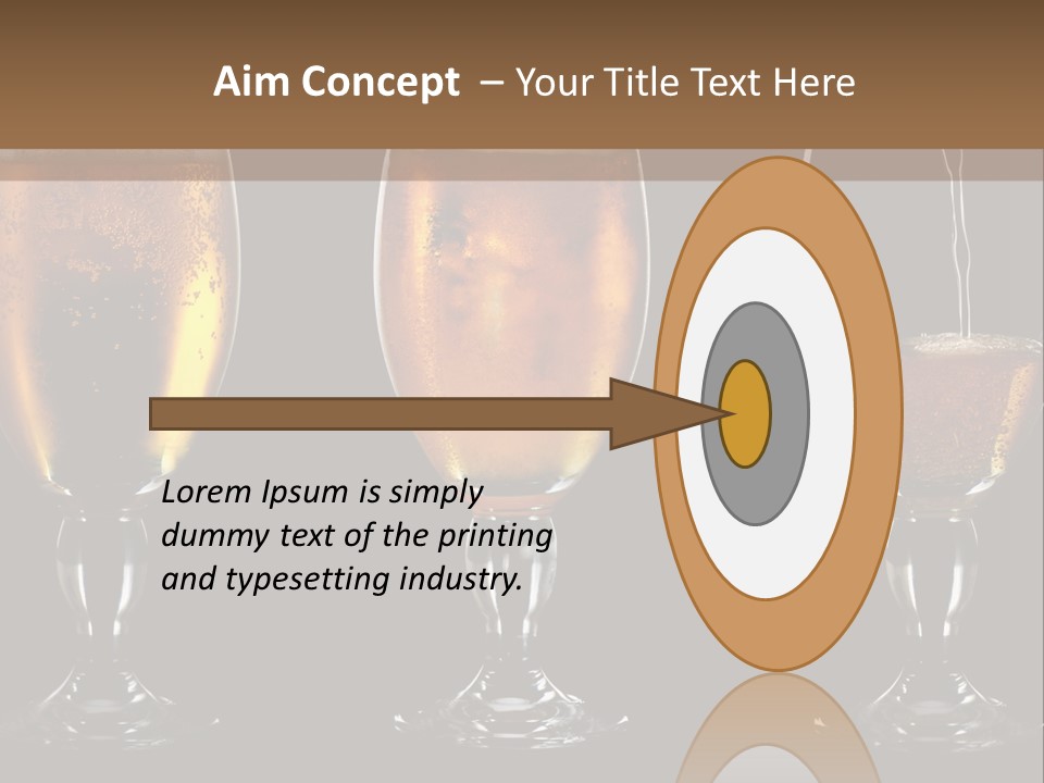 Drink Bar Foam PowerPoint Template