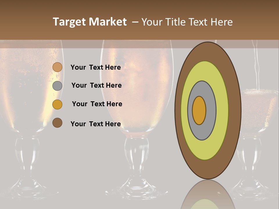 Drink Bar Foam PowerPoint Template