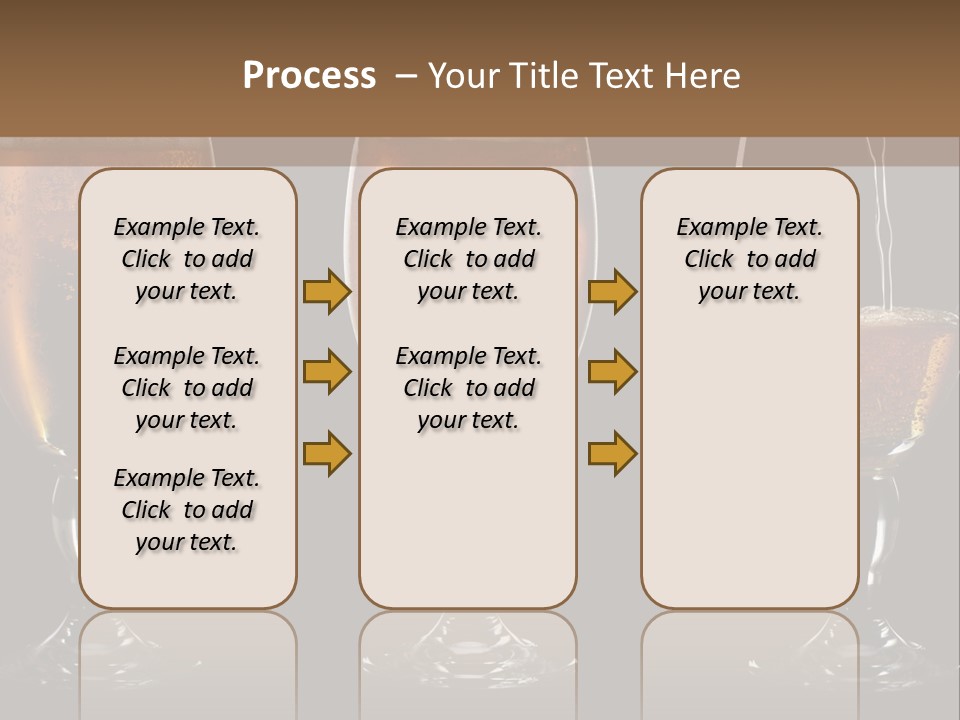 Drink Bar Foam PowerPoint Template