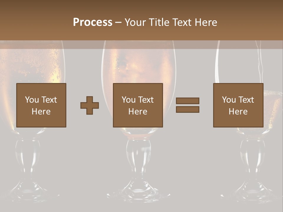 Drink Bar Foam PowerPoint Template