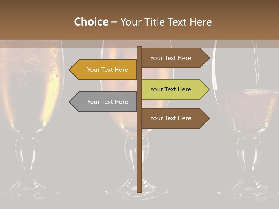 Drink Bar Foam PowerPoint Template