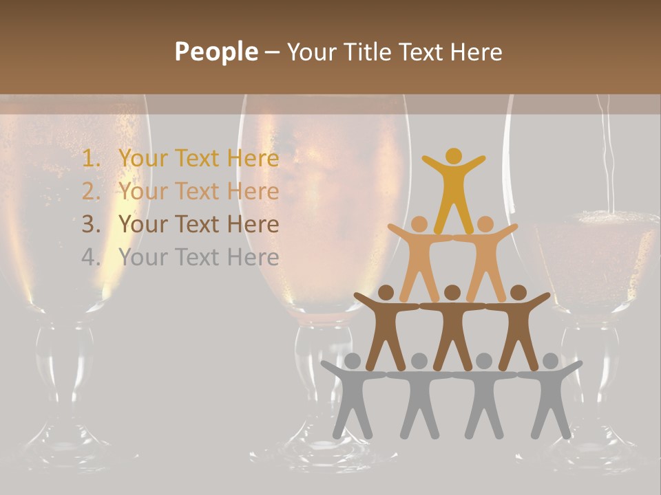 Drink Bar Foam PowerPoint Template