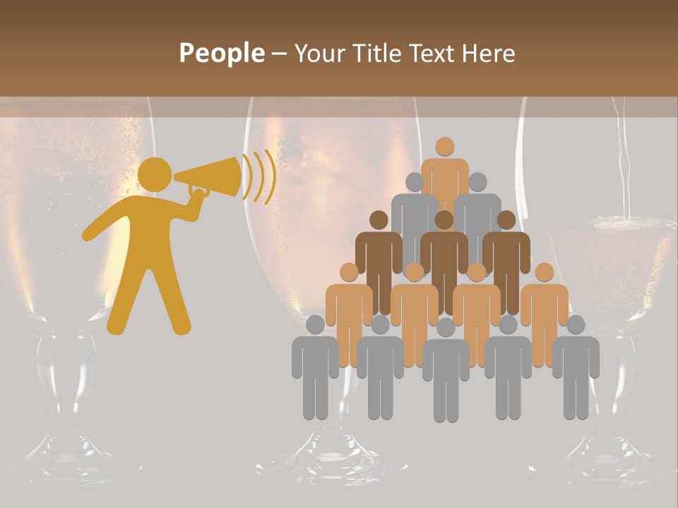 Drink Bar Foam PowerPoint Template