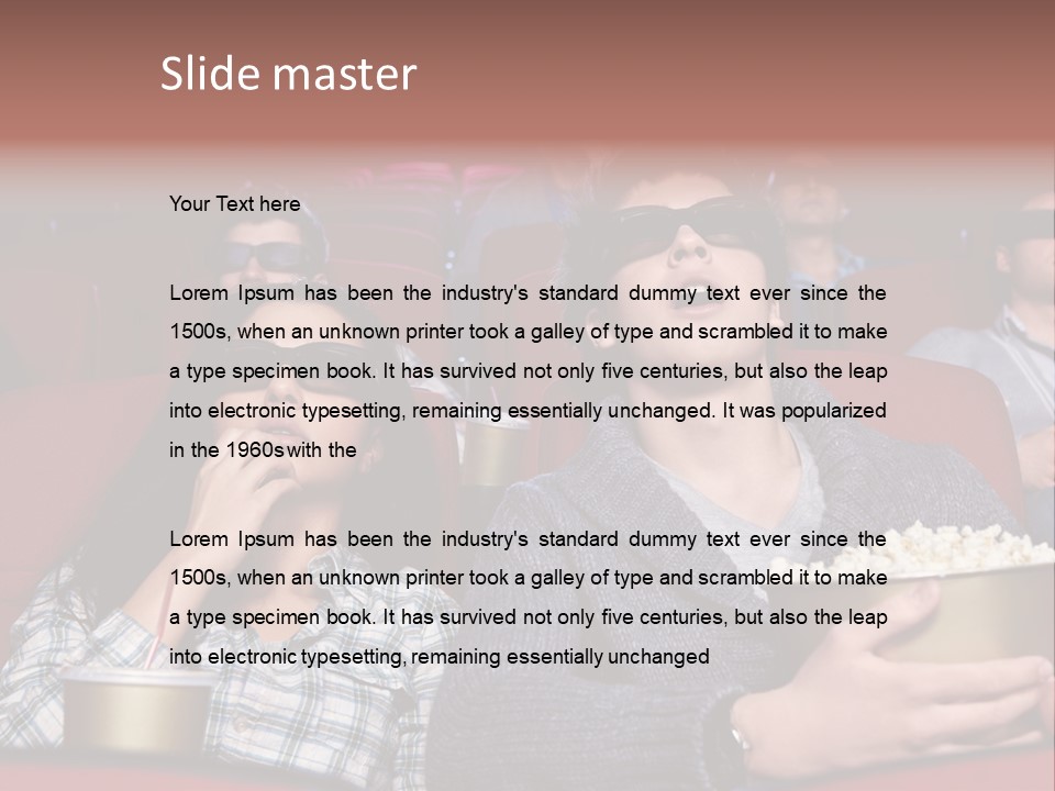 Black People Leisure PowerPoint Template