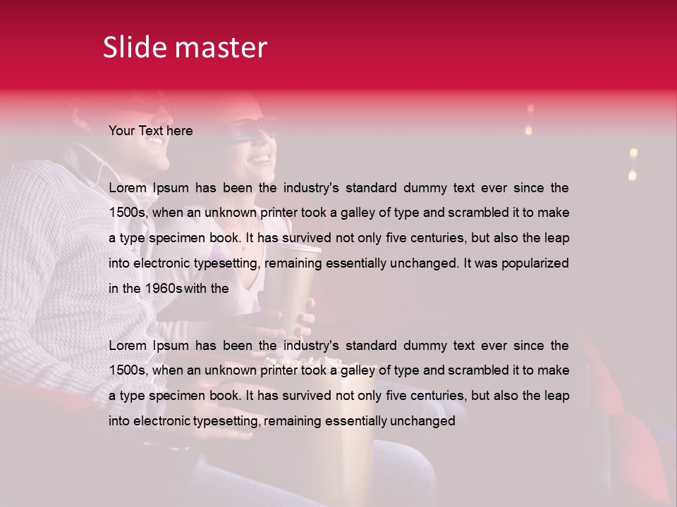 Enjoyment Comfortable Watching PowerPoint Template