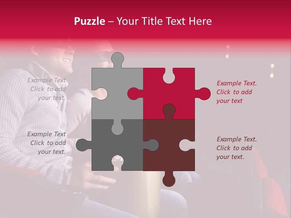 Enjoyment Comfortable Watching PowerPoint Template
