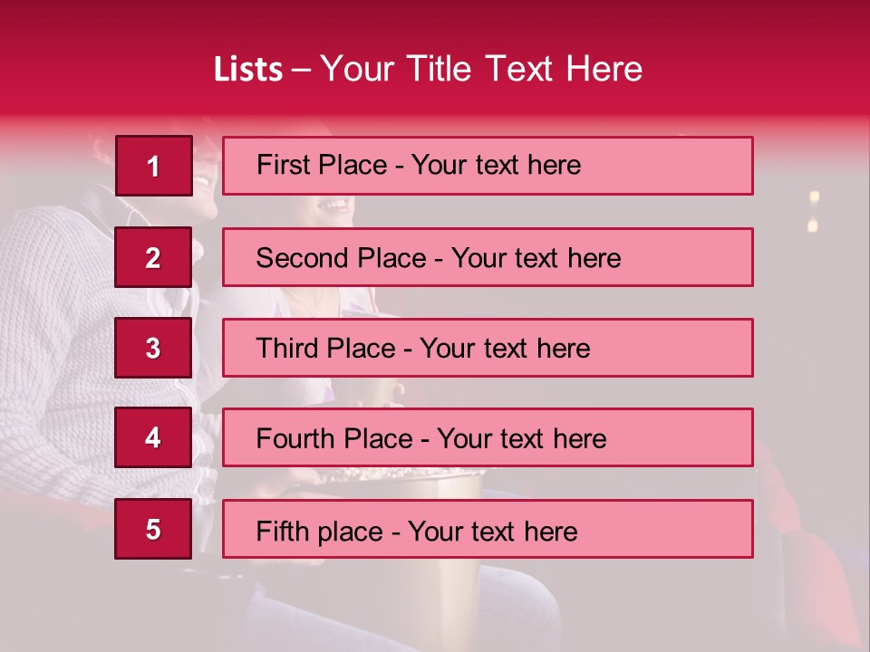 Enjoyment Comfortable Watching PowerPoint Template