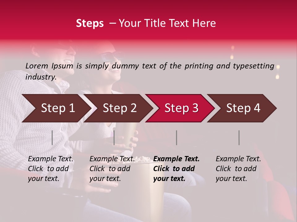 Enjoyment Comfortable Watching PowerPoint Template