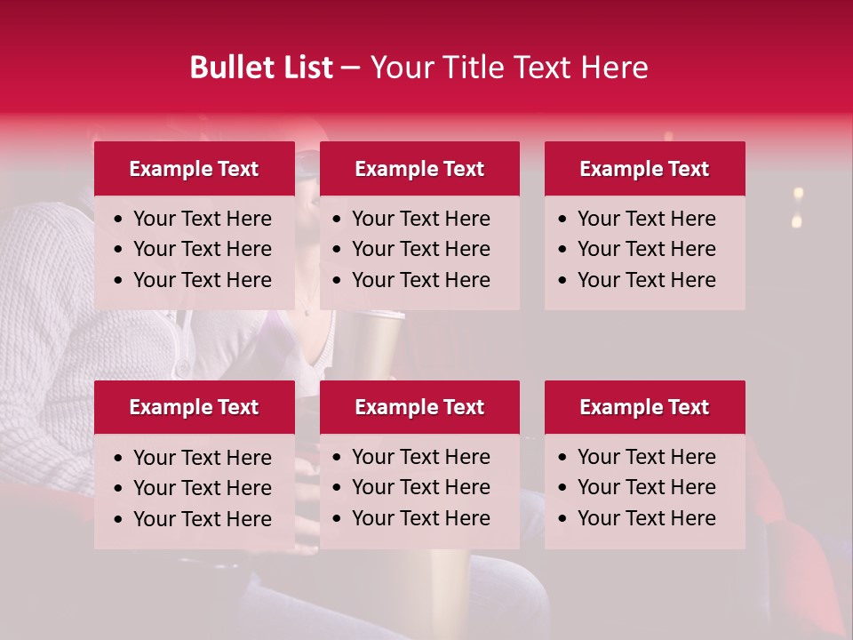 Enjoyment Comfortable Watching PowerPoint Template