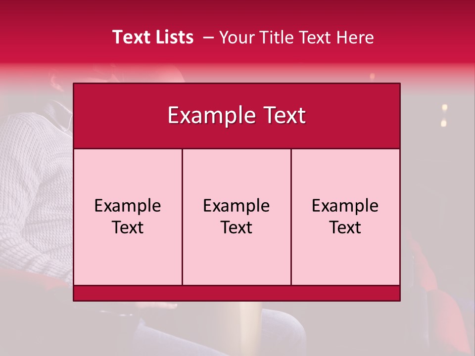 Enjoyment Comfortable Watching PowerPoint Template