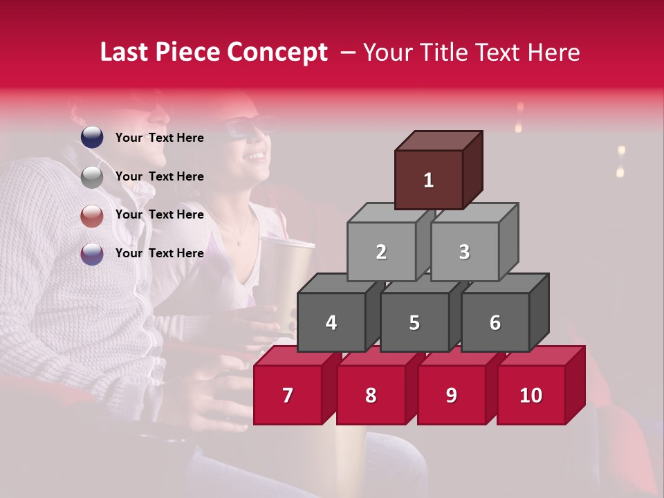 Enjoyment Comfortable Watching PowerPoint Template