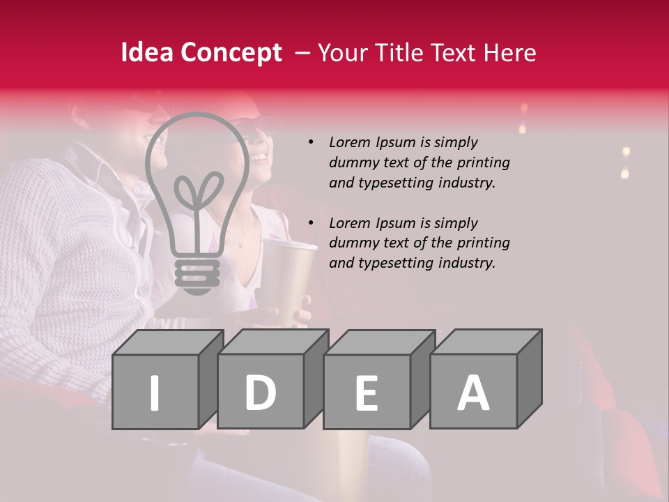 Enjoyment Comfortable Watching PowerPoint Template