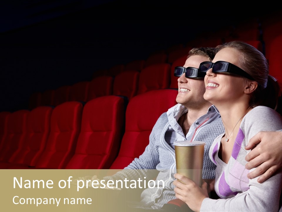 Entertainment Dark Black PowerPoint Template