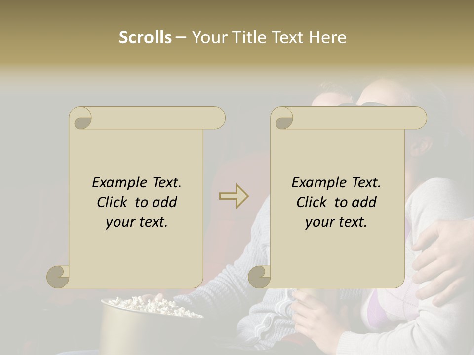 Entertainment Dark Black PowerPoint Template