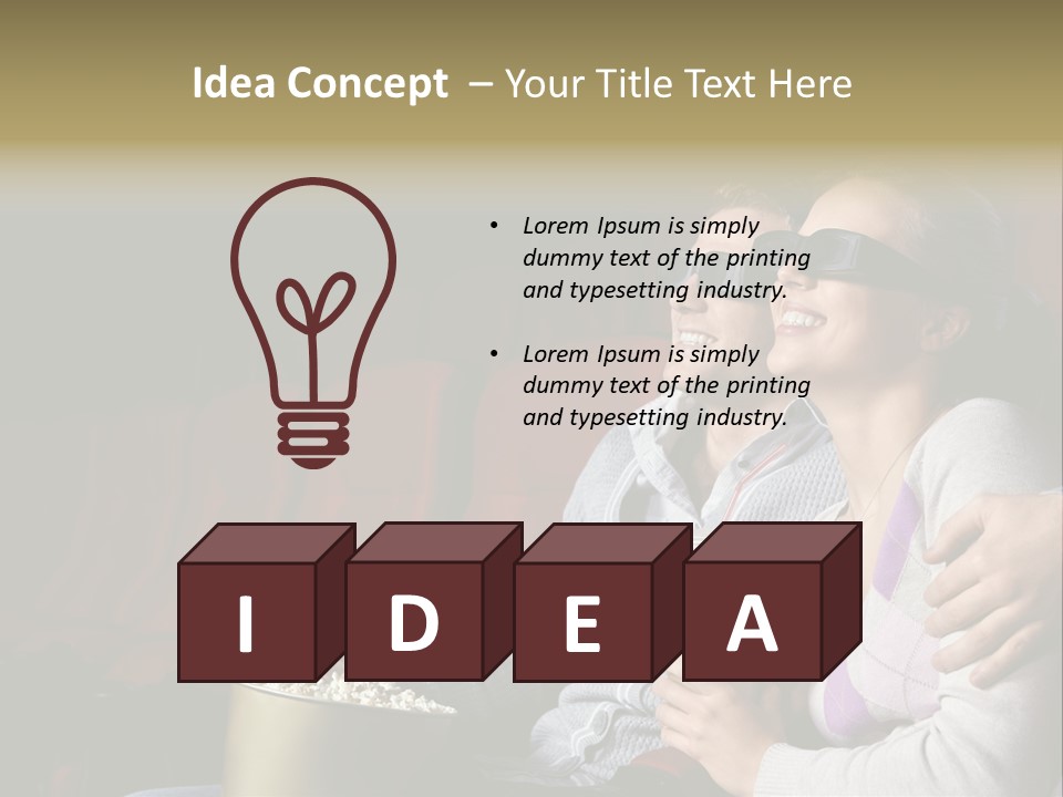 Entertainment Dark Black PowerPoint Template