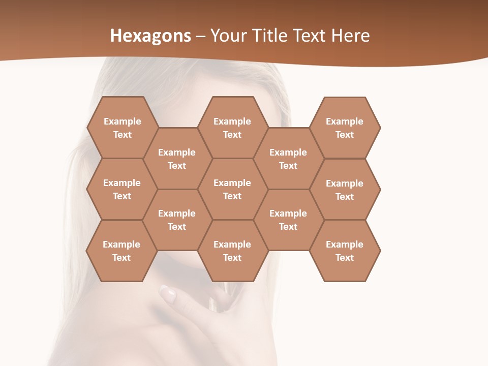 Skin Girl Brunette PowerPoint Template