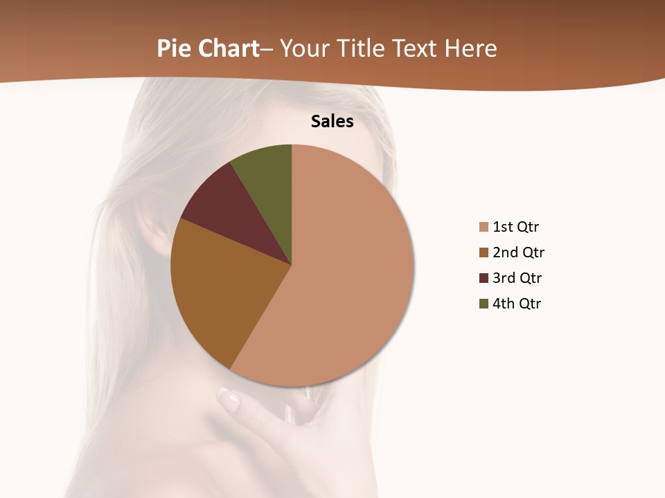 Skin Girl Brunette PowerPoint Template