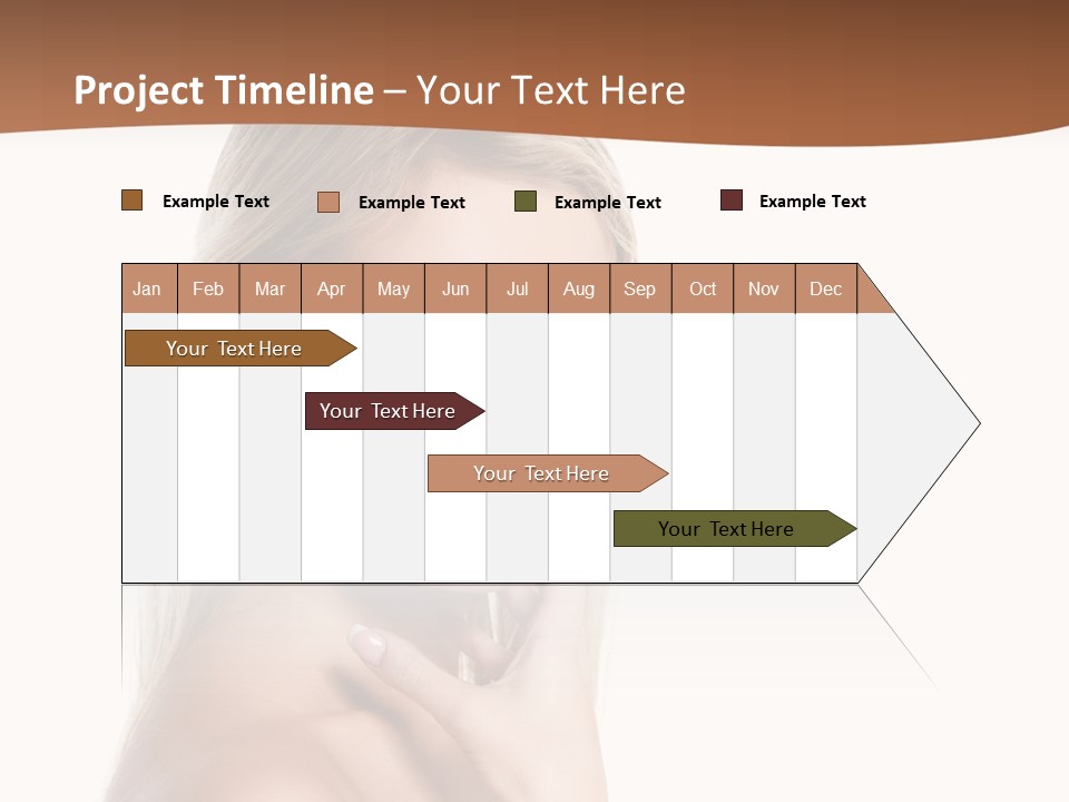 Skin Girl Brunette PowerPoint Template