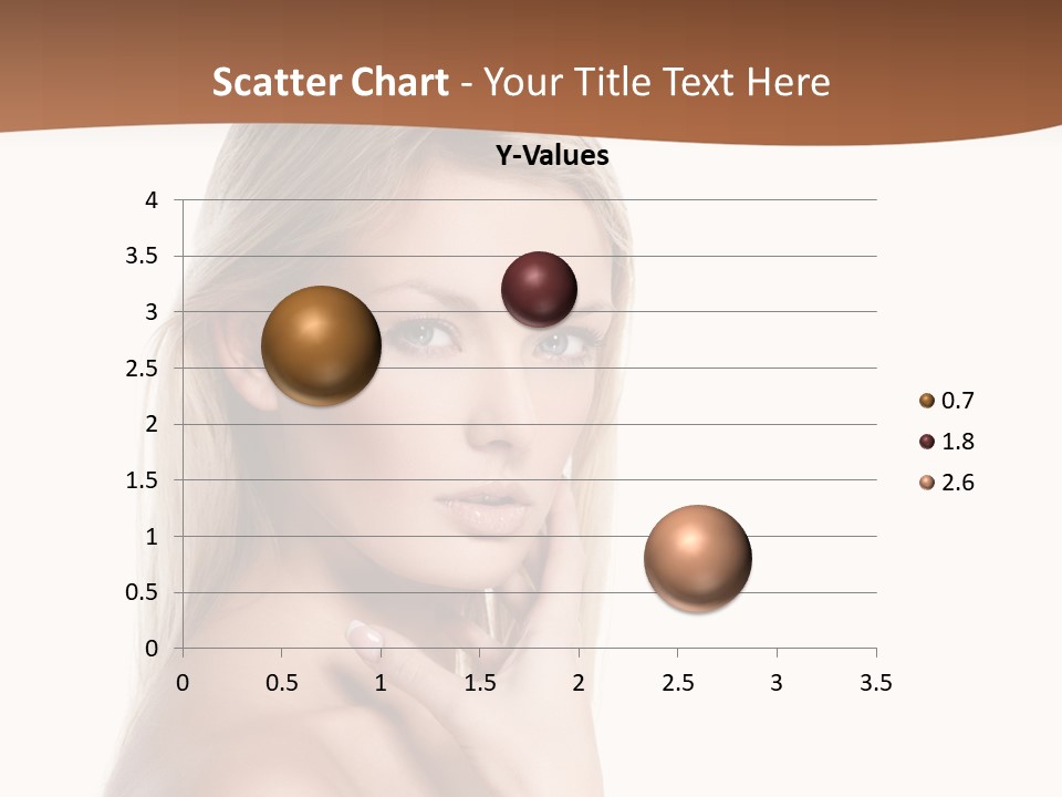 Skin Girl Brunette PowerPoint Template