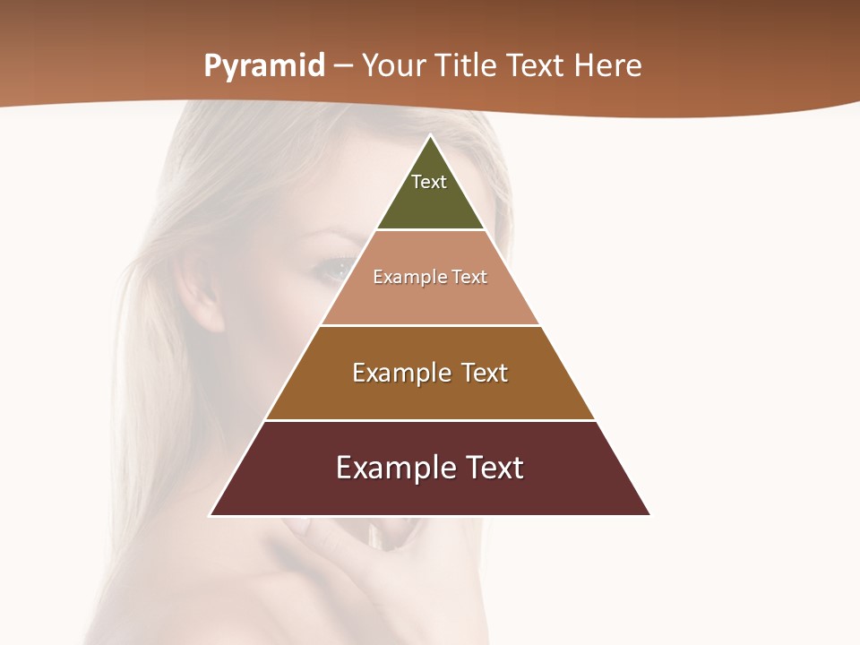 Skin Girl Brunette PowerPoint Template