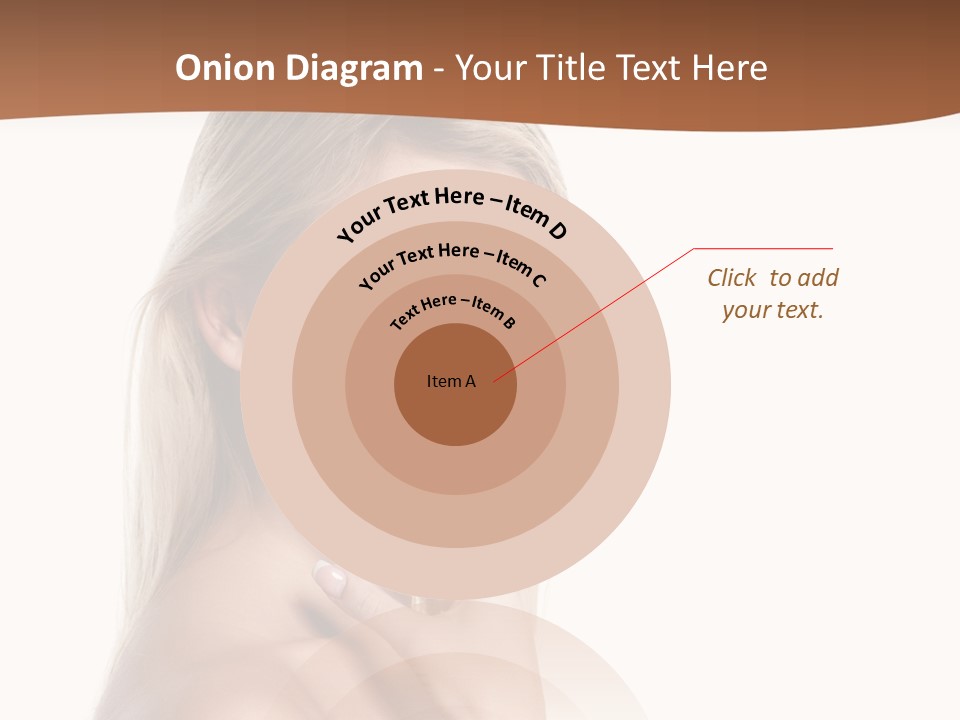 Skin Girl Brunette PowerPoint Template