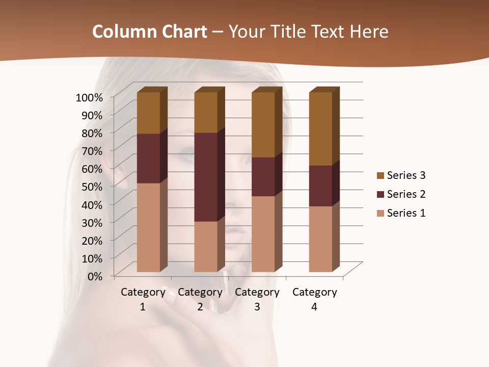 Skin Girl Brunette PowerPoint Template