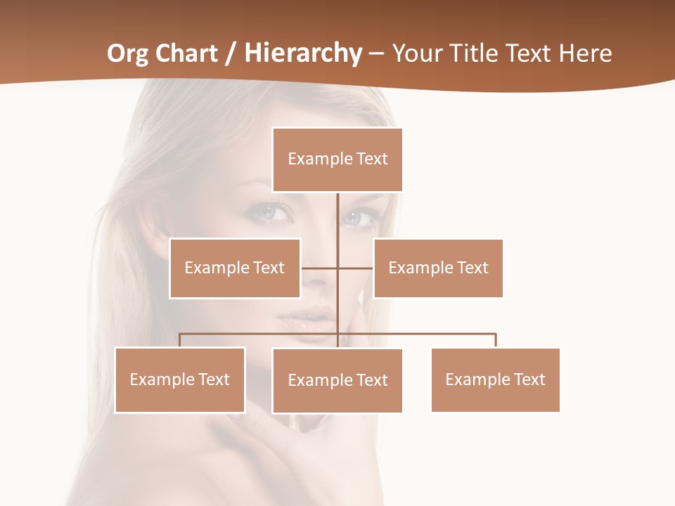 Skin Girl Brunette PowerPoint Template