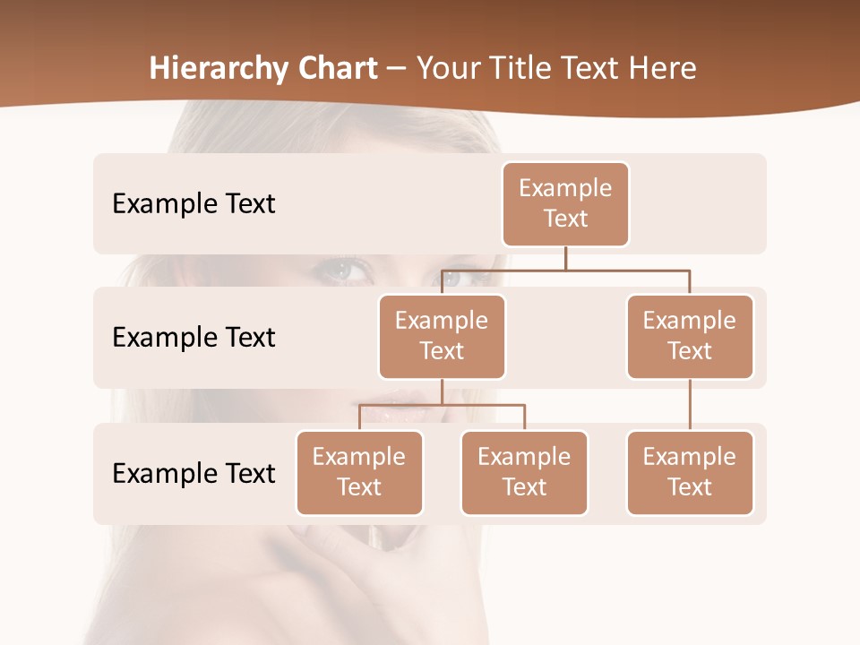 Skin Girl Brunette PowerPoint Template