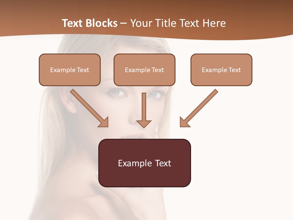 Skin Girl Brunette PowerPoint Template