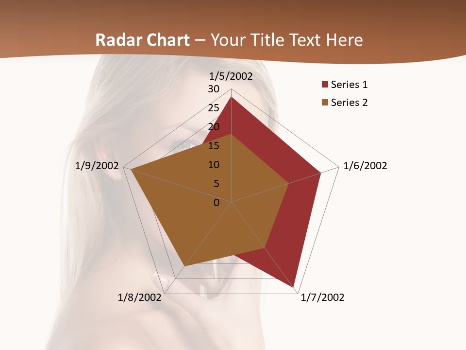 Skin Girl Brunette PowerPoint Template