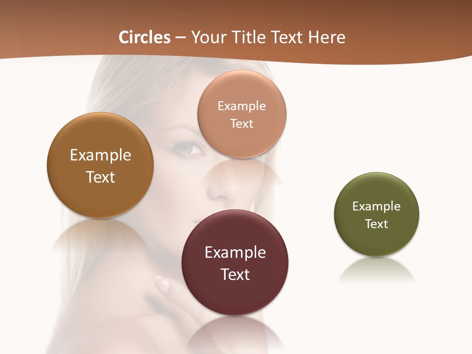 Skin Girl Brunette PowerPoint Template