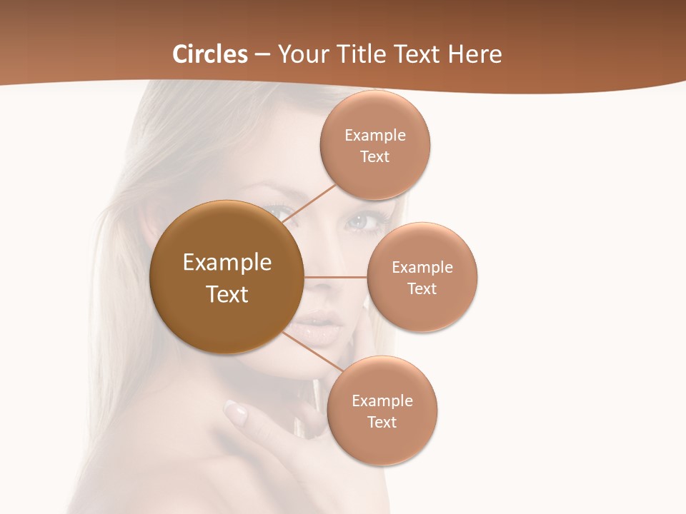 Skin Girl Brunette PowerPoint Template