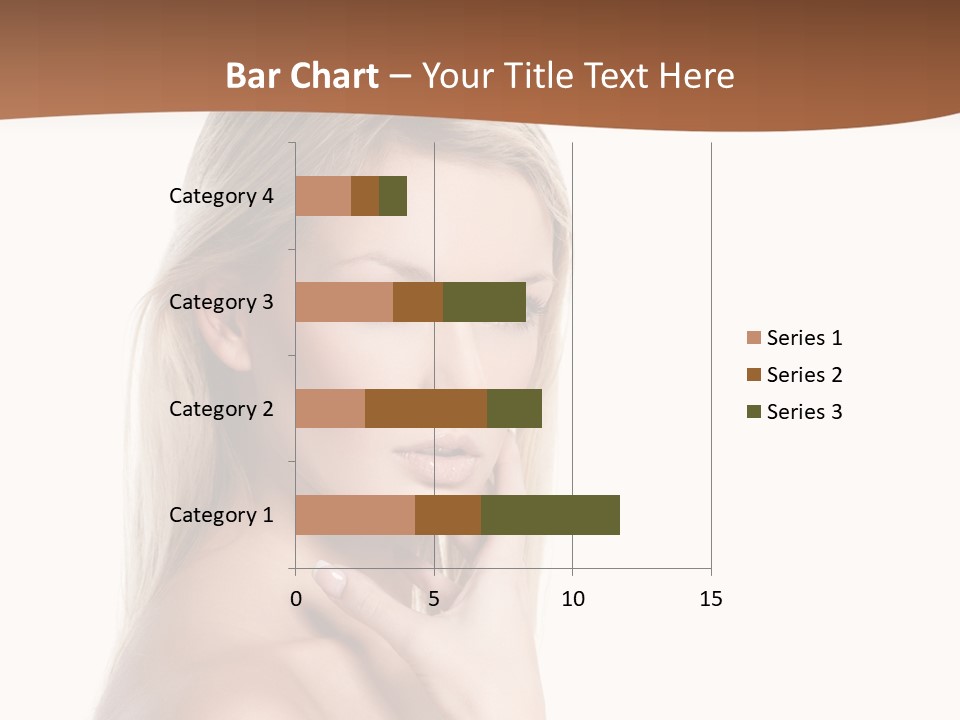 Skin Girl Brunette PowerPoint Template