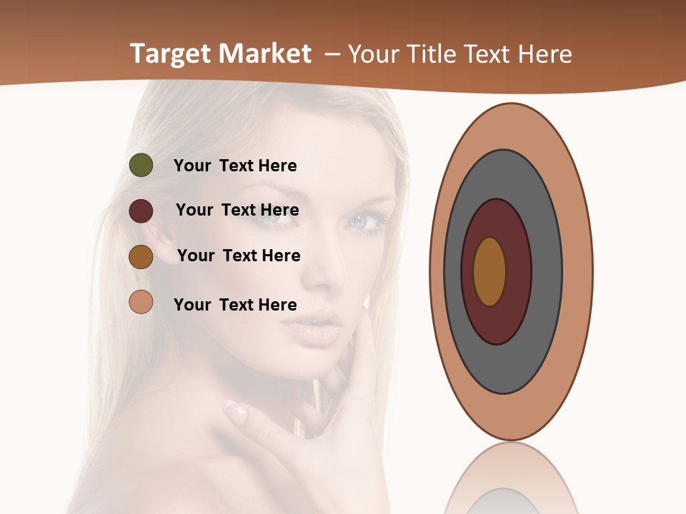 Skin Girl Brunette PowerPoint Template