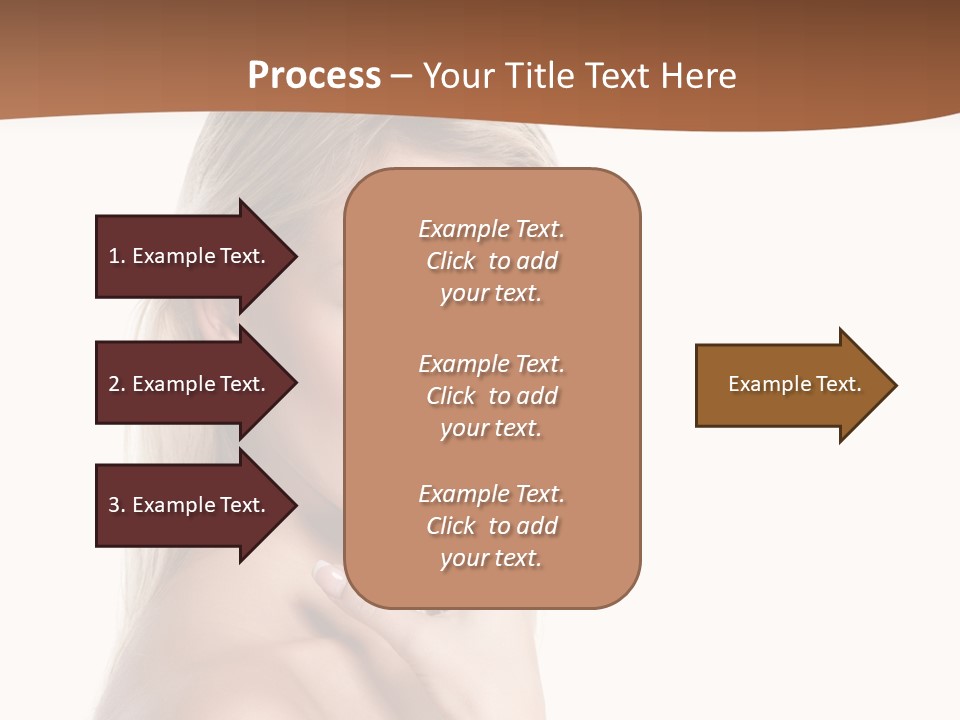 Skin Girl Brunette PowerPoint Template
