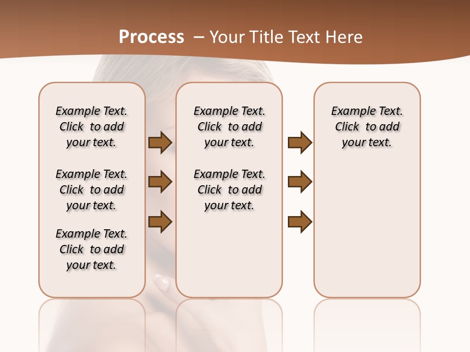 Skin Girl Brunette PowerPoint Template