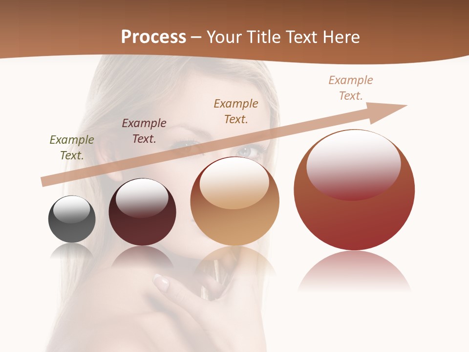 Skin Girl Brunette PowerPoint Template