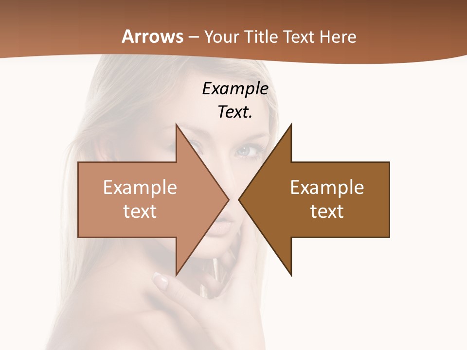 Skin Girl Brunette PowerPoint Template