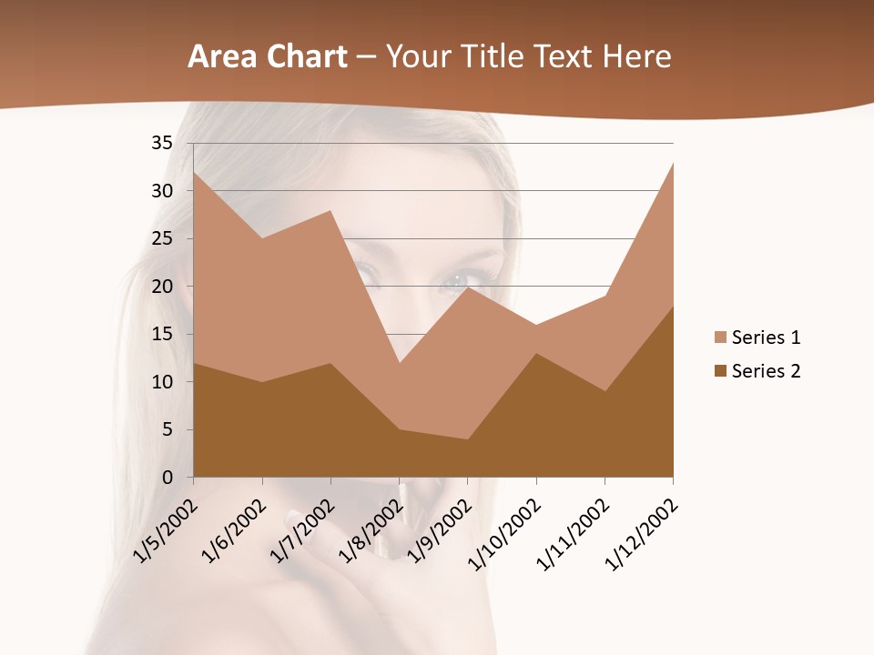 Skin Girl Brunette PowerPoint Template