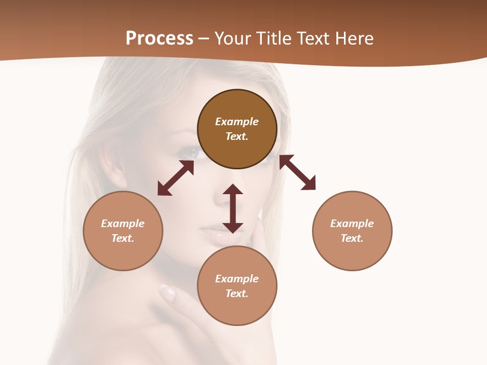Skin Girl Brunette PowerPoint Template
